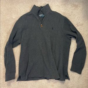 Ralph Lauren grey polo zip